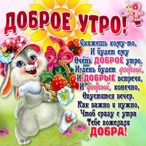 доброе утро